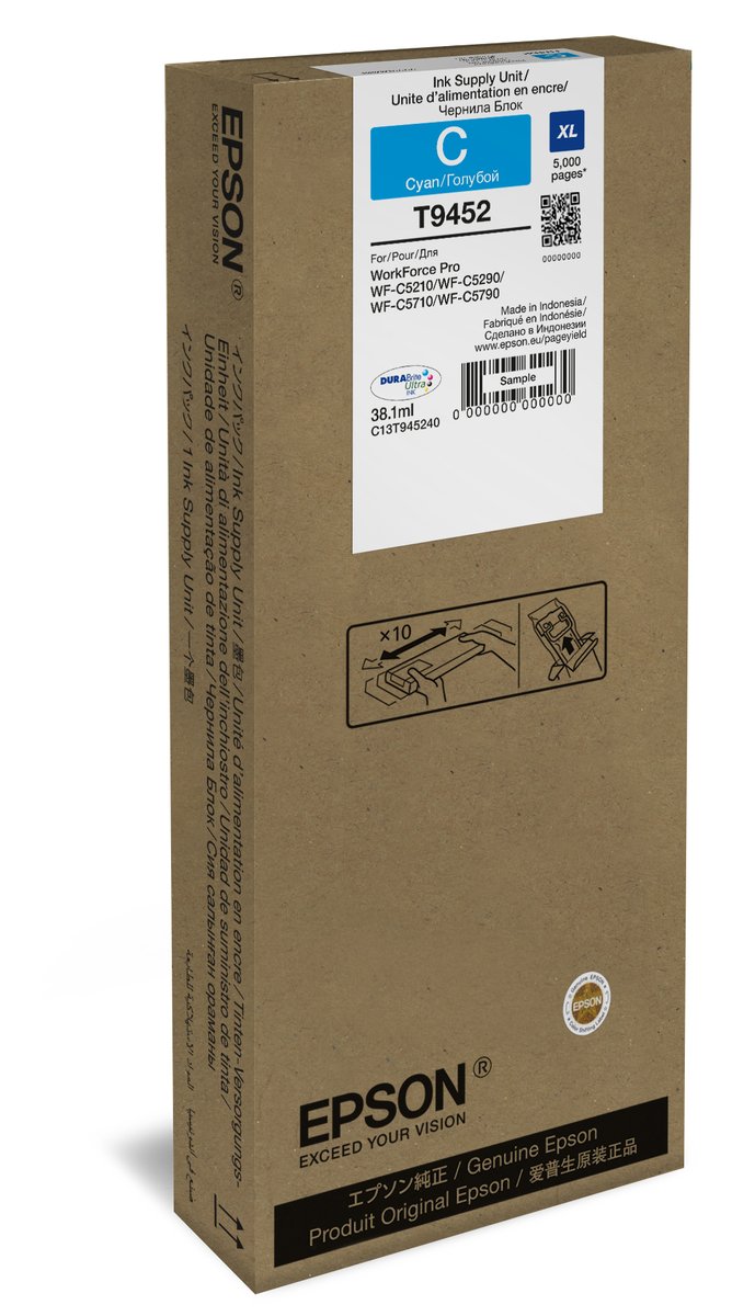 Epson Consumables WF-C5xxx Series Ink Cartridge XL Cyan - 5000 pages