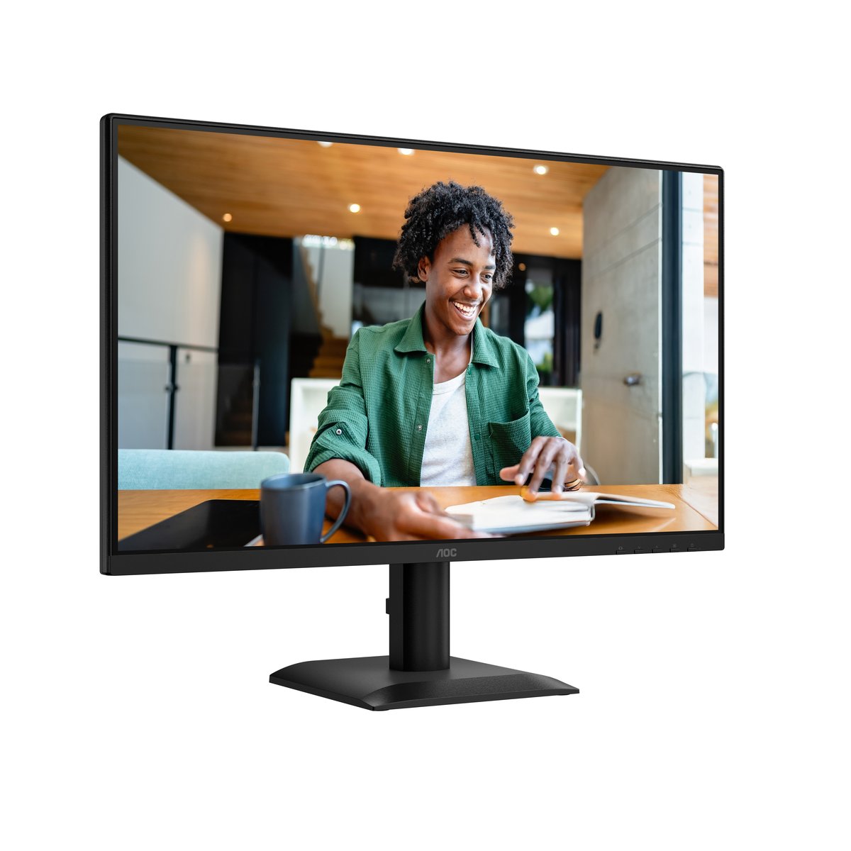 AOC-24E40L E40 Monitor|23.8 Inch|4ms (GtG)|IPS Panel|1920*1080 144Hz|300nits|HDMI+DP|TUV|Internal PSU|Adapative Sync|3YR Warrant