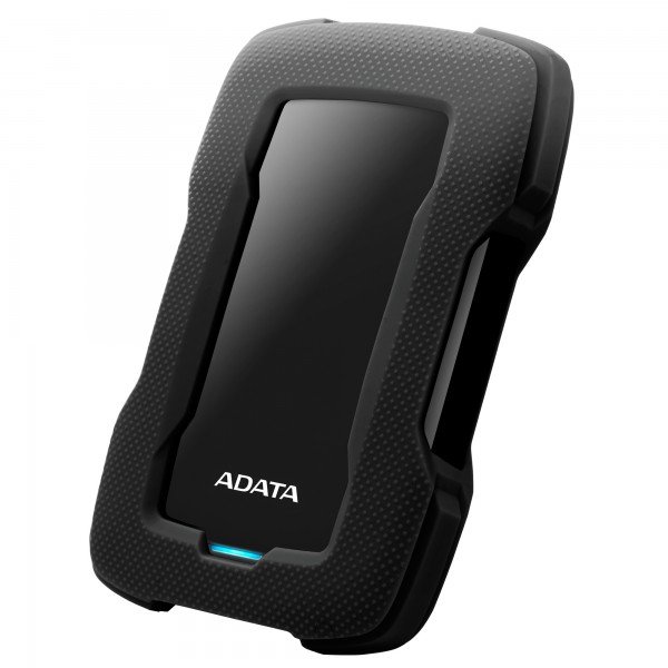 Adata HD330 series 1Tb/1000Gb black+blacK , with silicon casing with shock absorption + G Shock Sensor Protection with warning LED , AES-256 bit encryption , with HDD transmission status LED , usb 3.0 ( USB 3.1 Gen1 / usb2.0 backward compatible ) , usb-powered , 133x89x16mm , with OStoGO + HDDtoGo utilities + 60days trial norton internet security - 3 years warranty