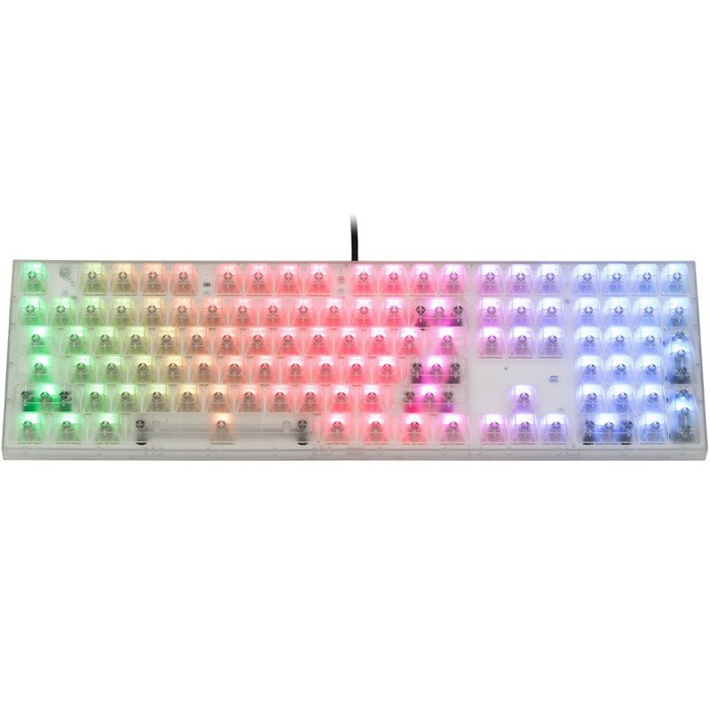 Cooler Master MasterKeys Pro L RGB Crystal Edition Wired MX Blue Gaming Keyboard