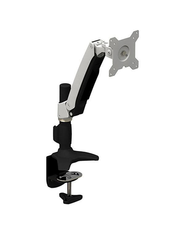 Aavara AC110 free style display stand - flip mount for 1x display - clamp base , with 1 arm / 2 joints - 110 ( +90~-20 ) tilt angle adjustable , 95 ( +60~-35 ) tilt arm adjustment , +/-90 swivel angle adjustable , 360 rotation pivot for landscape or portrait , height adjustable , with ExperTorque technology , smart cable management , aluminum alloy/Steel , VESA mounting : 100x100 / 75x75mm , support up to 34"/12Kg