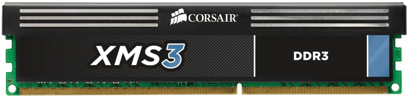 Corsair CMX4GX3M1A1600C9 , XMS3 with heatsink , 4Gb - support Intel XMP ( eXtreme Memory Profiles ) , ddr3-1600 , CL9 , 1.65v - 240pin - lifetime warranty