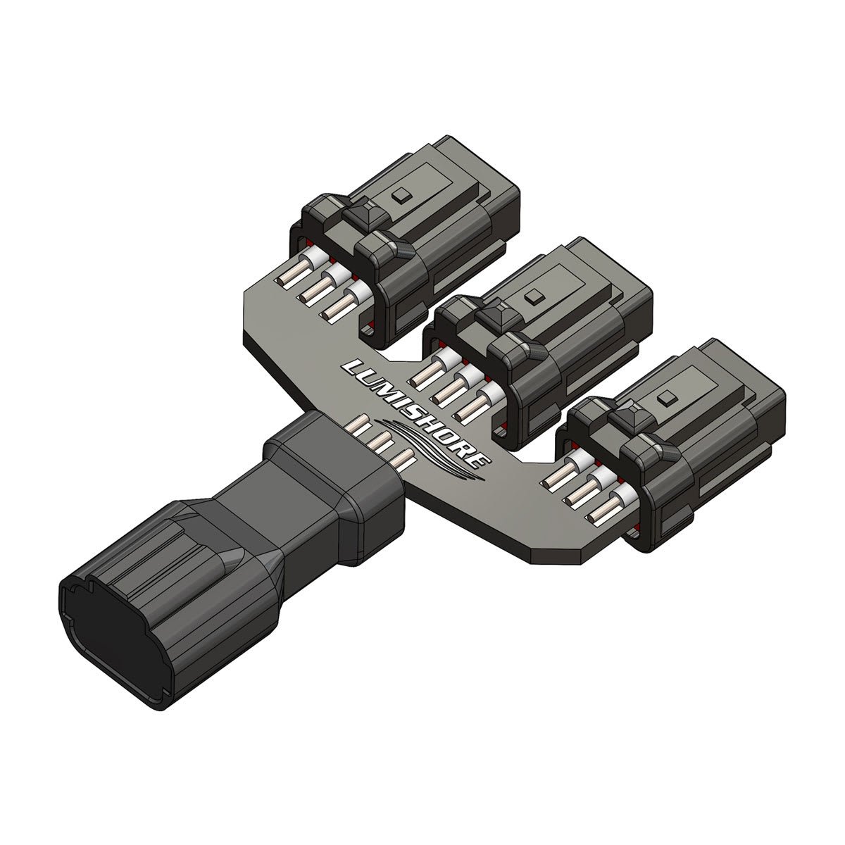 Garmin Lux-StripLt&NeonFlex6-CoreCableSpltr - 3 Way, LS, (60-0439)