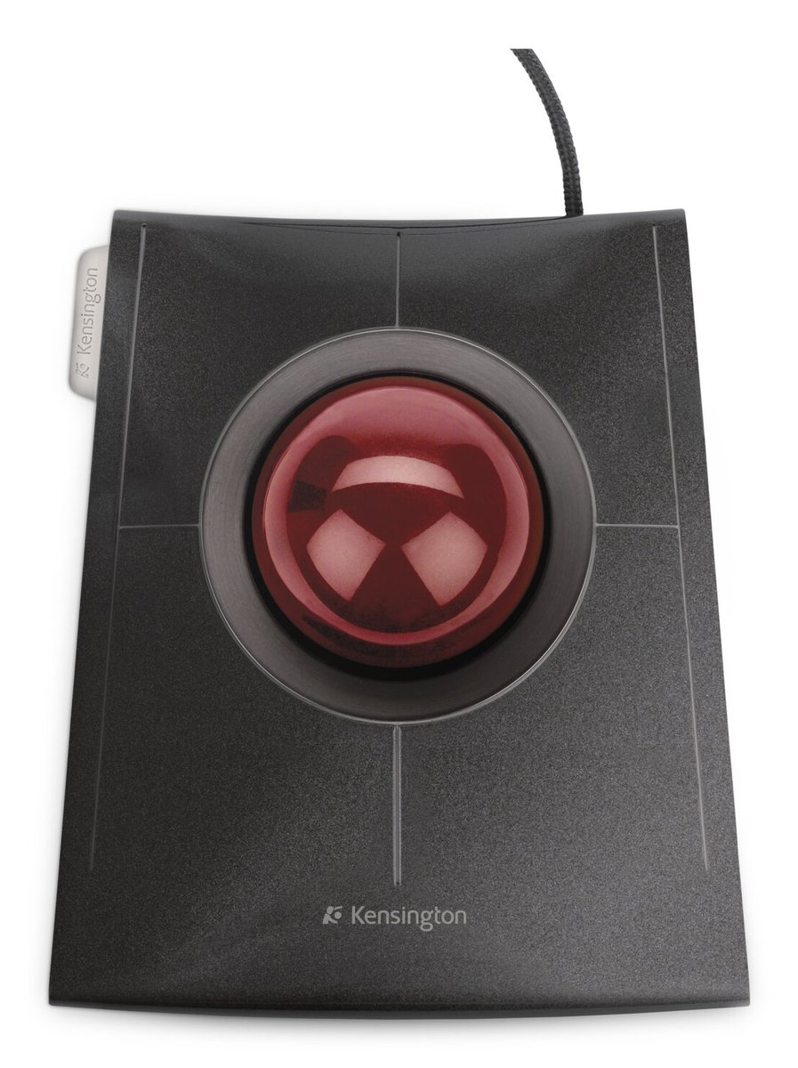 Kensington - Slimblade Wired Trackball - Black