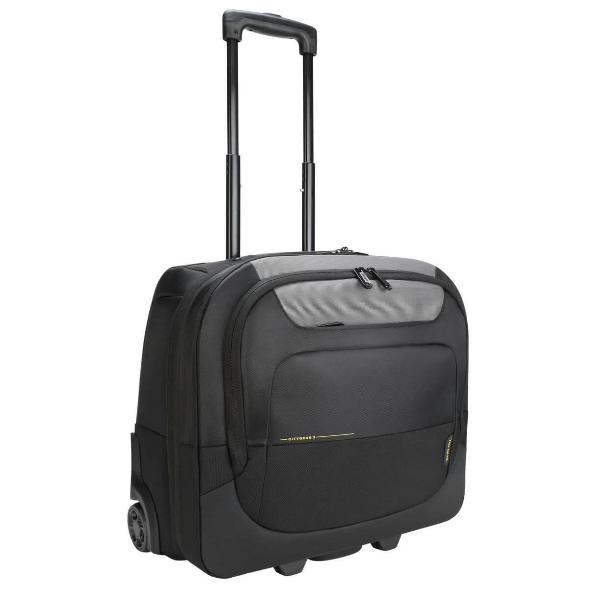 Targus - CityGear 15" - 17" Laptop Roller - Black/Grey