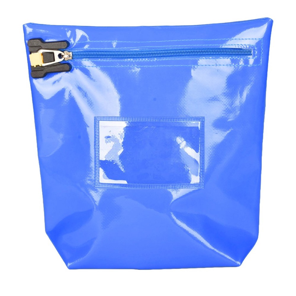 Avansa Cash Bag A4 26x28cm PVC Material 500 Microns Front Clear Window Lockable With A Security Seal