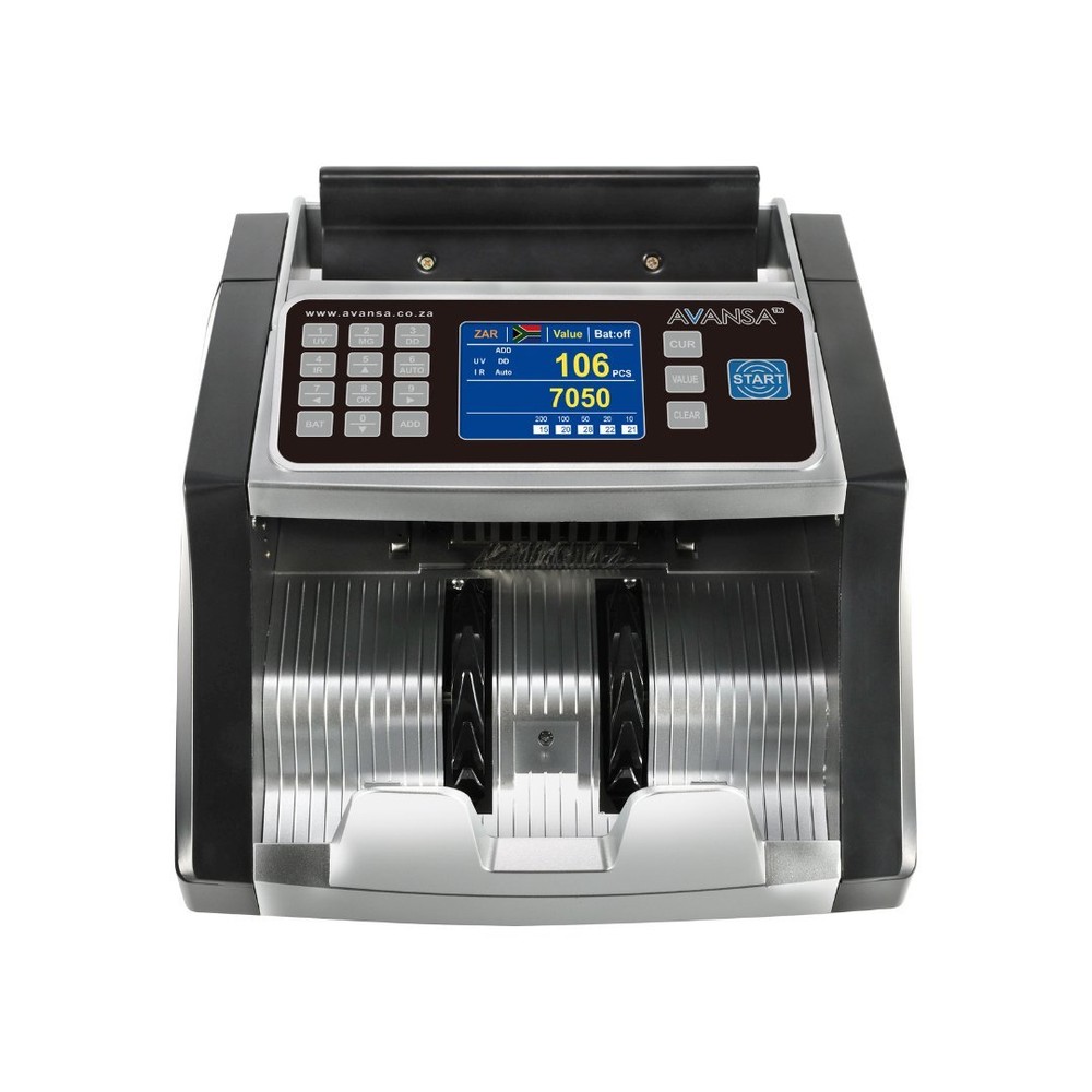 Avansa Compactcount 2050 Basic Note Counter Suitable For Most Currencies In The Word; Uv And Mg Counterfeit Detection; Counts Number Of Notes & Value Per Denomination