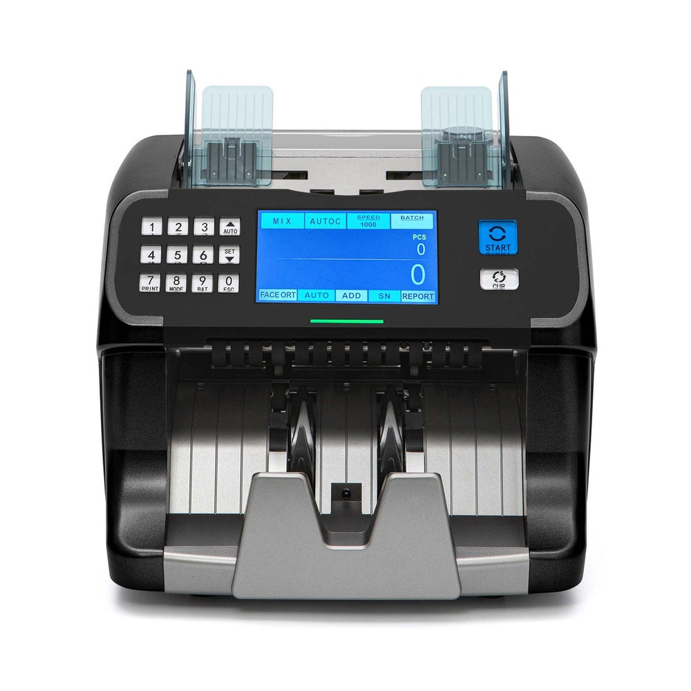 Avansa Mixsort 2825 Mixed Note Counter Mixed Value And Single Value Counting With Avansa 5 Point Counterfeit Detection System Mg:uv:ir:image:3d Up To 1000 Notes Per Minute