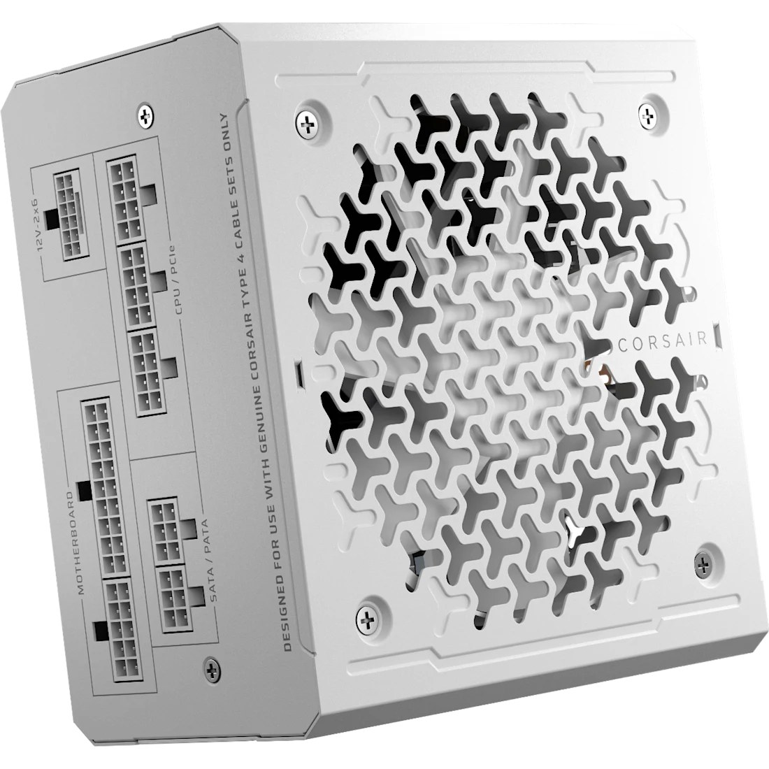 Corsair RM Series™ RM750e White — 750 Watt 80 PLUS Gold Fully Modular ATX PSU; ATX 3.1 and PCIE 5.1 ; 7yr Warranty