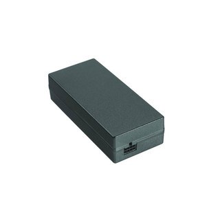 Zebra This Level VI efficiency AC/DC power supply brick operates within a voltage range of 100-240 VAC. It delivers 12V; drawing 9A; r