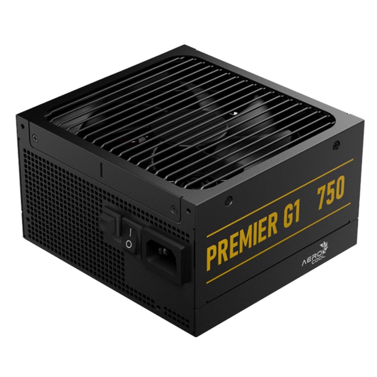 Aerocool Premier G1 Gold 750W PSU - ATX 3.1 PCIe5.1 - ATX 24 PIN; 1x 4+4PIN CPU; 1x CPU 8PIN; 12x SATA; 2x PATA; 9x PCIe 6+2PIN;