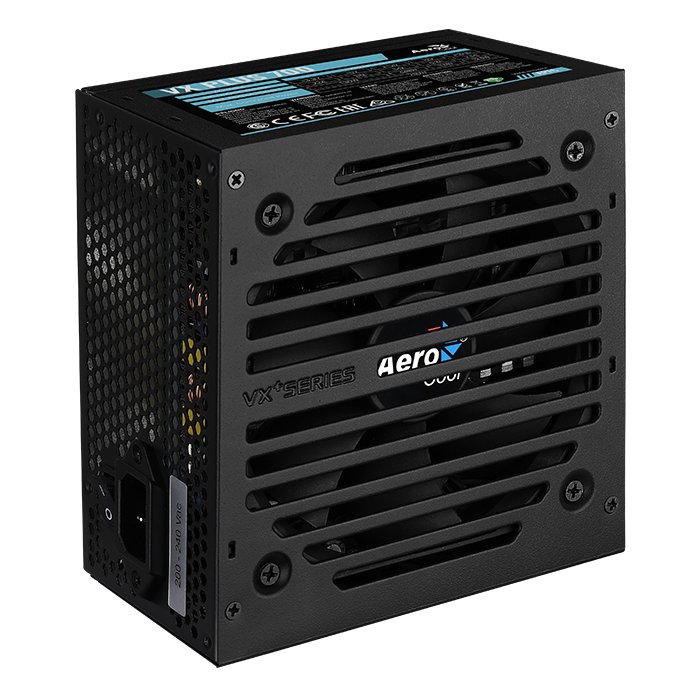 Aerocool VX PLUS 700W PSU - ATX 24 PIN; 1x 4+4PIN CPU; 6x SATA; 3x PATA; 1x PCIe 6+2PIN