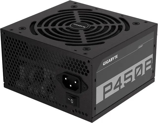 Gigabyte gp-p450B 450w 80plus Bronze, Eps12V- 24pin ( 4pin detachable ) , 1x EPS12V , 2x 8pin (2+6) PCI-E power , 6x SATA + 1x 4pin molex , flat cables design , 120mm HYB fan ( HYdraulic Bearing ) - with OCP / OVP / UVP / OPP / SCP / OTP protections , 3 years warranty - no power cord