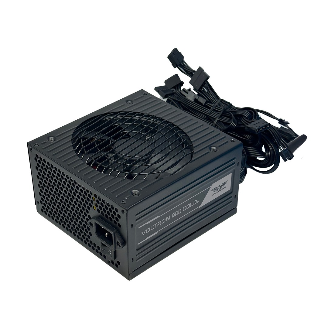 Armaggeddon Voltron Gold 600 80 Plus 600W Power Supply - Black