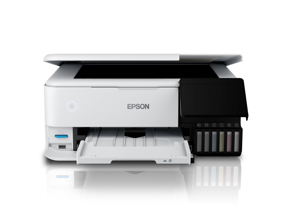 Epson Printers Epson EcoTank L8160 A4 3-in-1 6-Colour Photo Ink Tank Printer with Duplex, Wi-Fi & Ethernet (C11CJ20403)