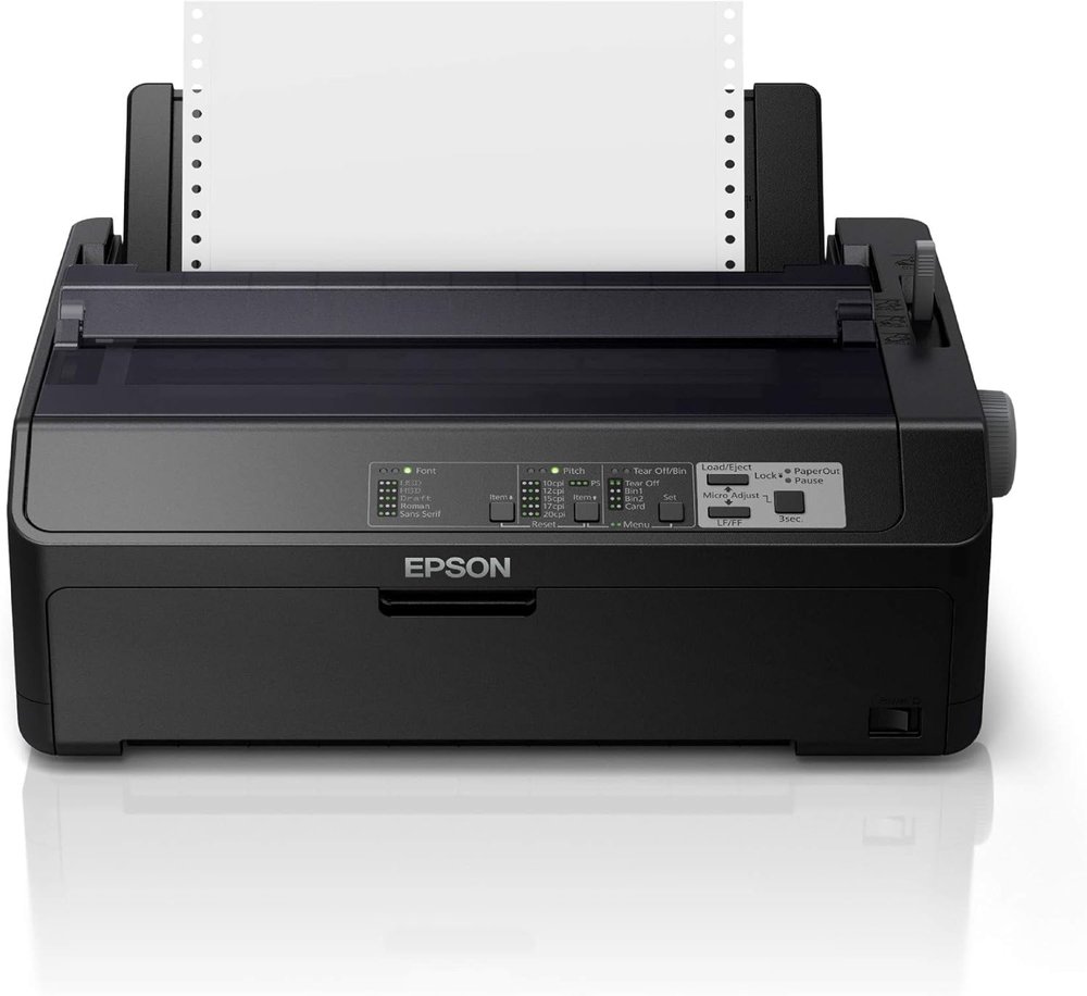 Epson POS C11CF37401 - Epson FX-890II; Dot Matrix Printer; 80 columns; 18 Needles (2 x 9); Type B interface; Bidirectional parallel;