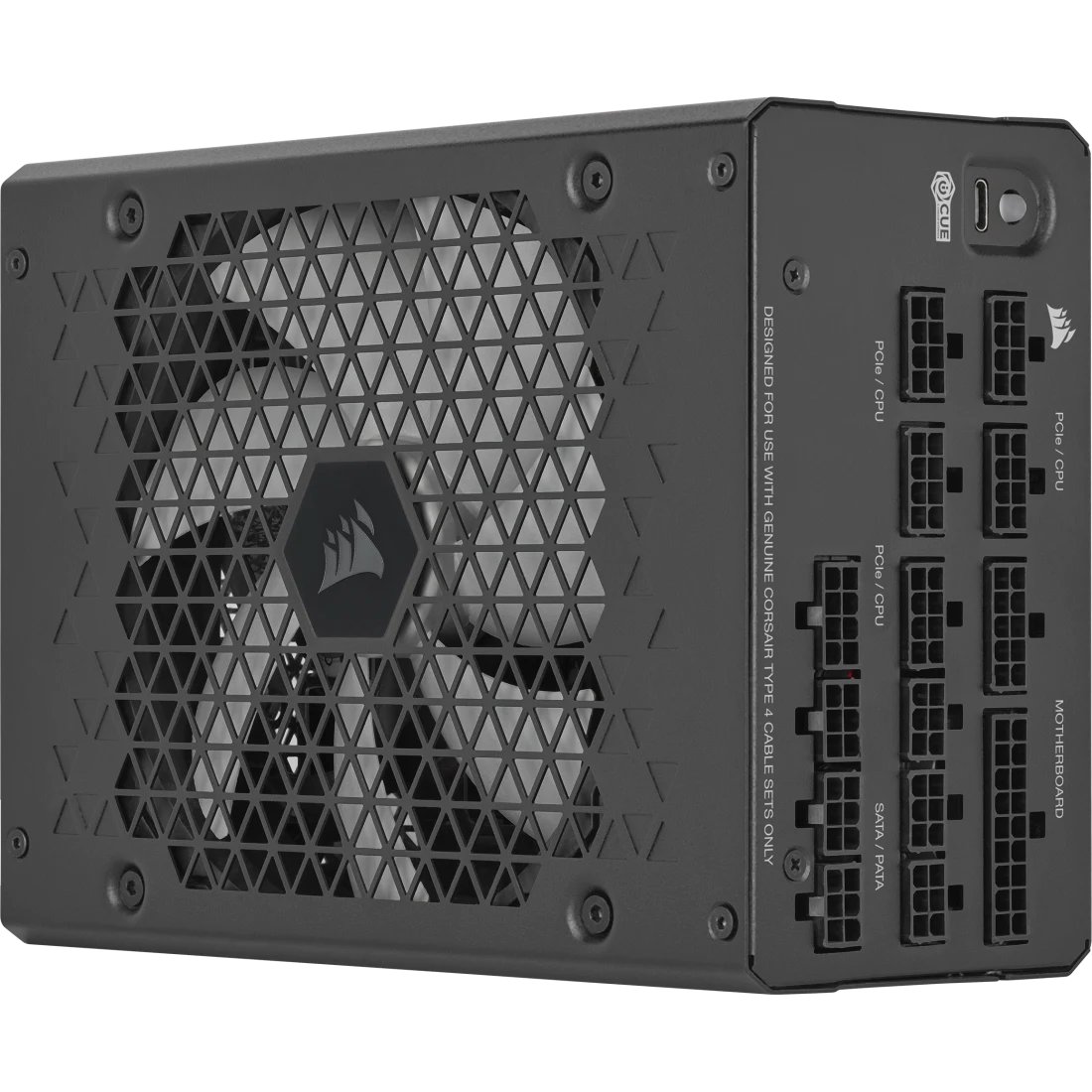 Corsair HX Series™ HX1200i — 1200 Watt 80 PLUS® Platinum Certified Fully Modular PSU; ATX 3.1; PCIe 5.1 10yr Warranty