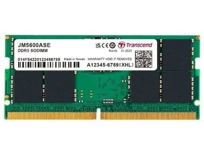 TRANSCEND JET MEMORY 48GB DDR5-5600 Unbuffered Notebook SO-DIMM 2RX8 CL46 (3Gx8)x16