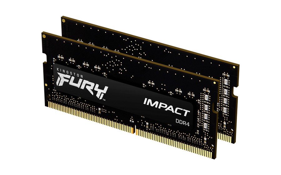 Kingston HX432S20iBK2/64 / KF432S20iBK2/64 Ddr4 Nb so-dimm hyperX Impact black , 3200 (pc4-25600) , 32Gb x2 kit , single rank x8 , CL20 - 260pin , 1.2V - lifetime warranty - Retail pack