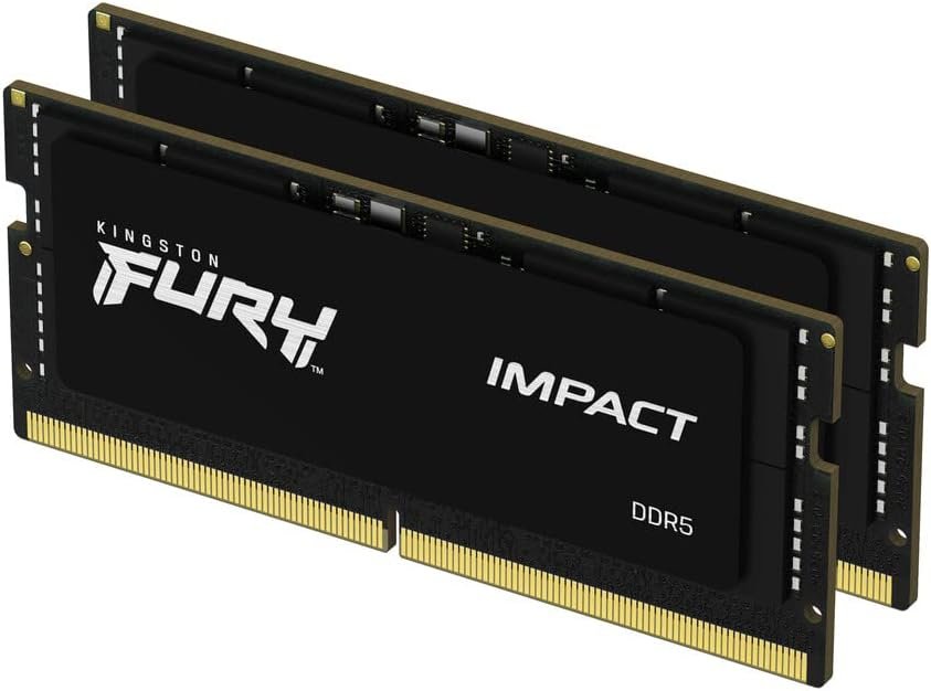 Kingston Fury Impact - 16GB x2 (32GB), DDR5-5600MT/s, CL40, SO-DIMM