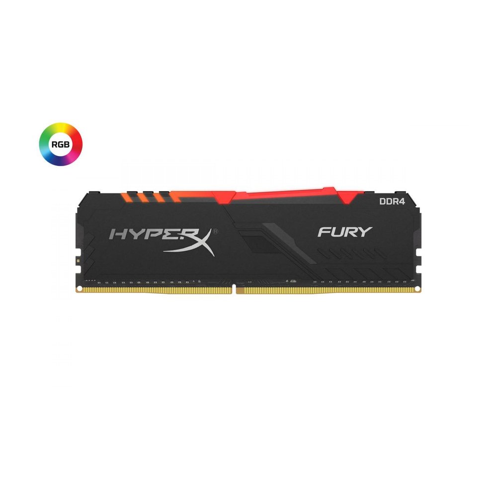Kingston HX434C16FB3AK4/32 DDR4-3466 ( pc4-27730) , hyper-x RGB Fury with heatsink , CL16 , 8Gb x 4 kit - support Intel XMP ( eXtreme Memory Profiles ) , 1.35v - 288pin - lifetime warranty