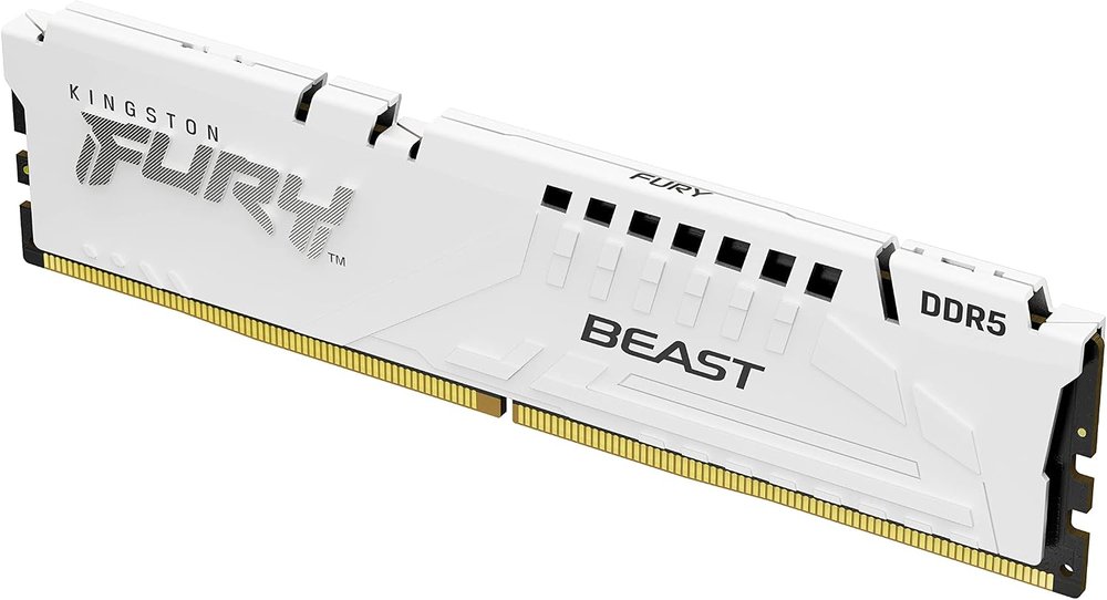 Kingston Fury Beast - 16GB x2 (32GB) , DDR5-5600MT/s , CL36 , White