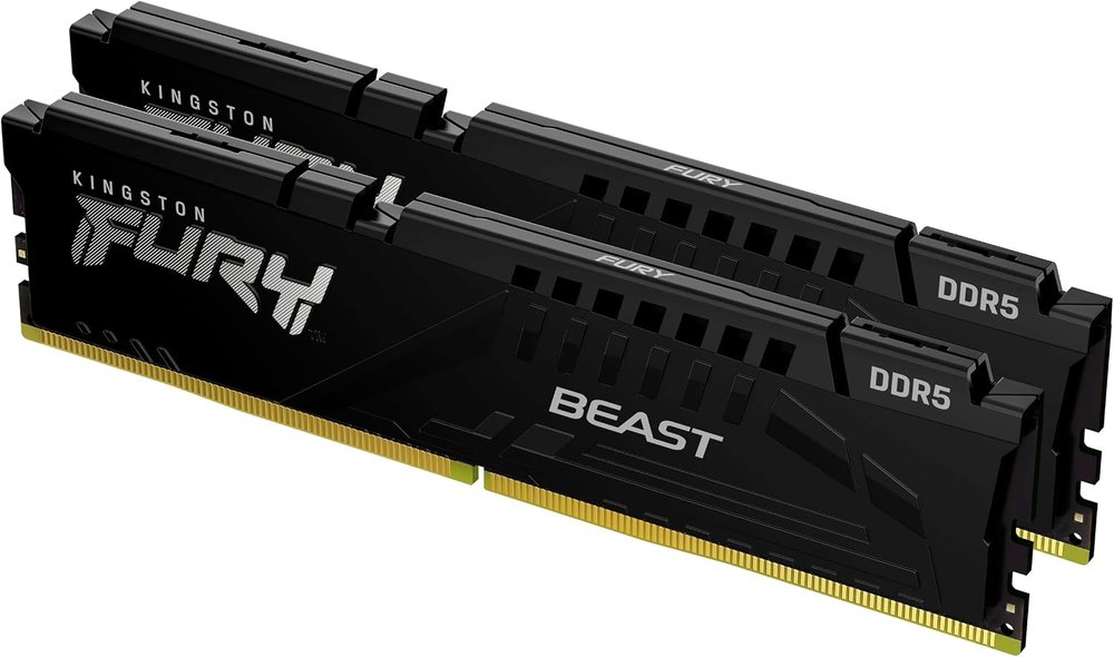 Kingston Fury Beast - 16GB x2 (32GB) , DDR5-6800MT/s , CL34 , Black