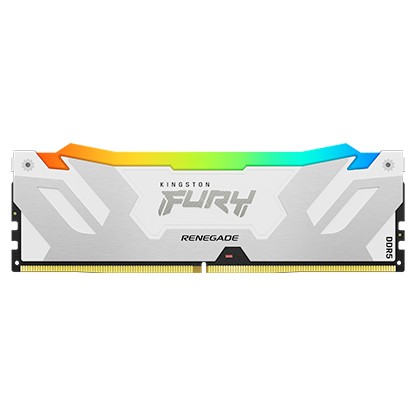 Kingston Fury Renegade RGB - 16GB x2 (32GB) , DDR5-8000MT/s , CL38 , White