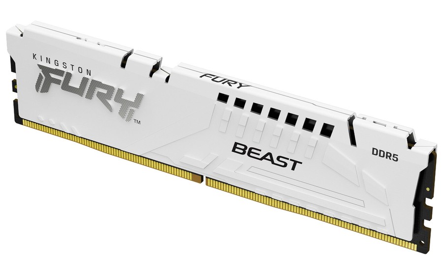 Kingston Fury Beast - 32GB x2 (64GB) , DDR5-6000MT/s , CL36 , White