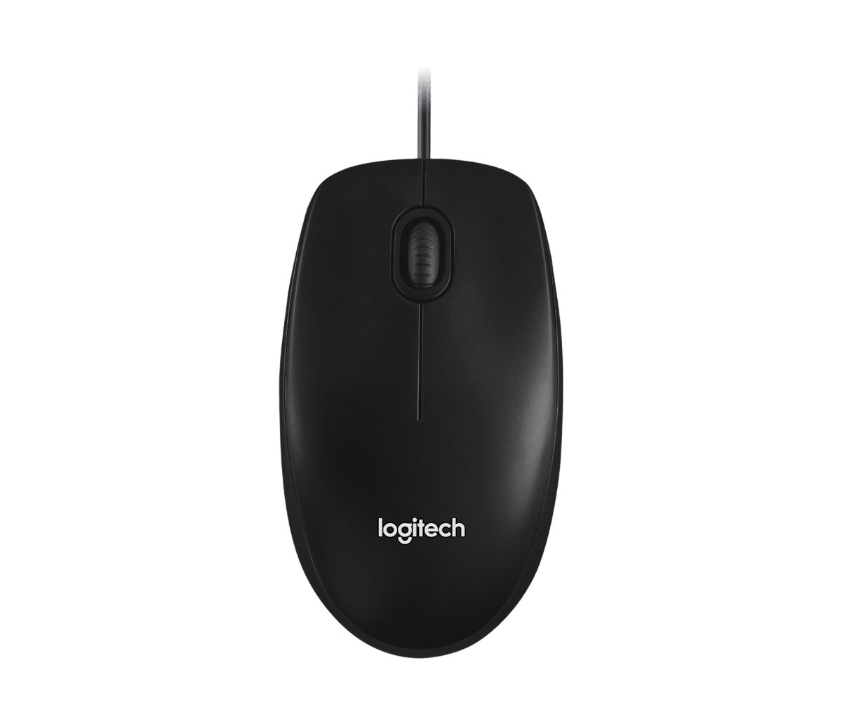 Logitech M100 Wired USB Mouse - Black