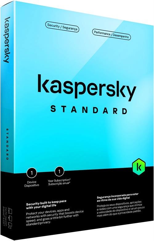 Kaspersky Standard - 1 Device, 1 Year (No Media) KL104195AFS-PAPDVDNOCD