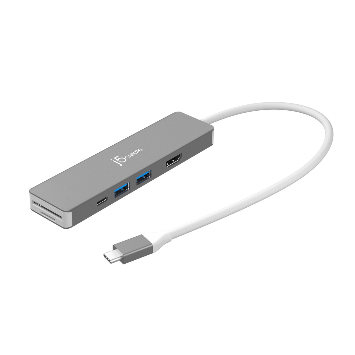 j5create JCD390 4K60 Elite USB-C 10Gbps 7-in-1 Multi-Adapter