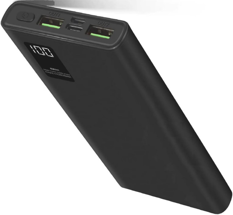 Belj 10000mAh PD 22.5W Fast Charging Powerbank with LCD Display - Black (B-L-512-BL)