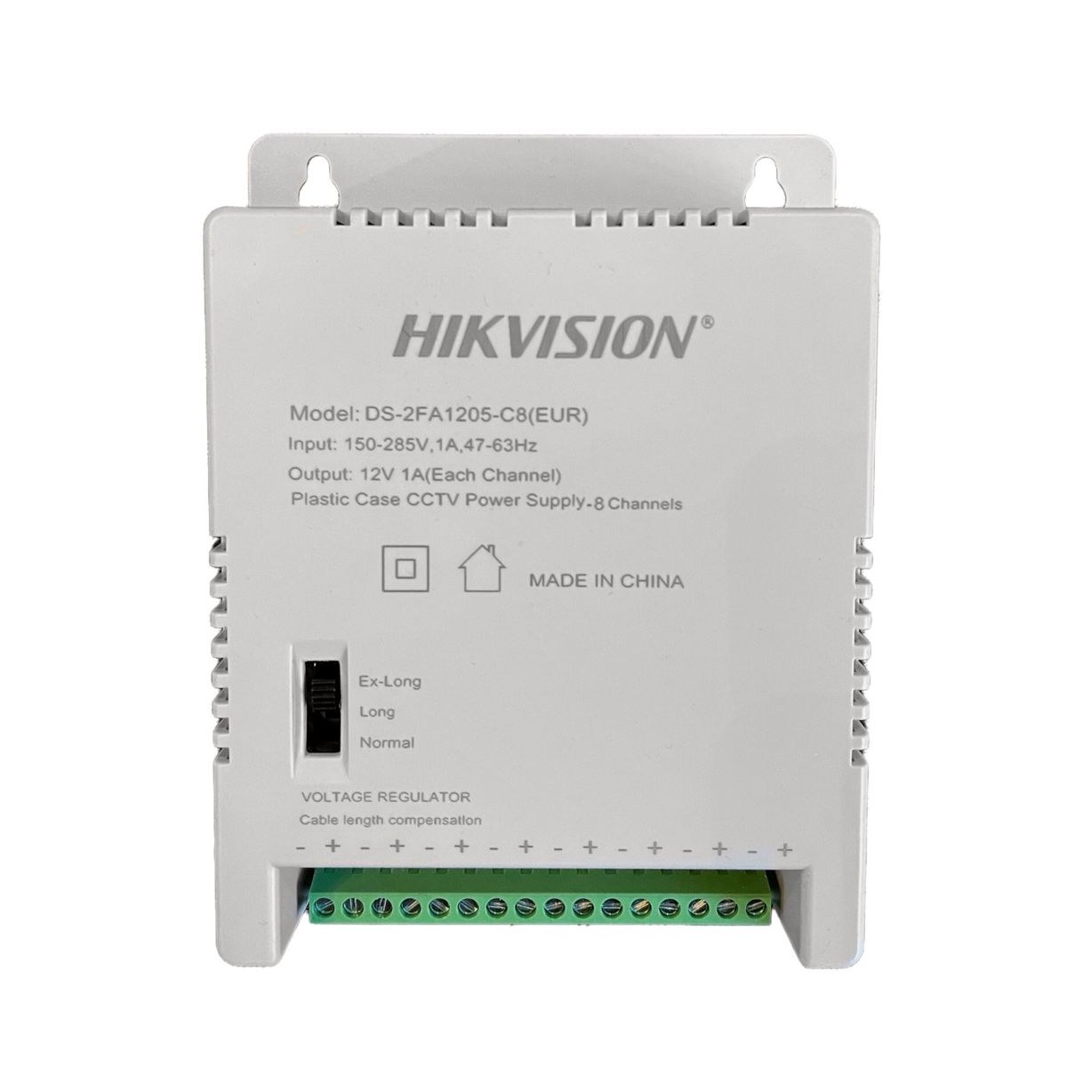 Hikvision DS-2FA1205-C8(EUR) 12V 5A 60W 8-Channel CCTV Power Supply
