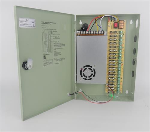 Securnix TR-712 12V 20A 18-Channel CCTV Power Supply Box