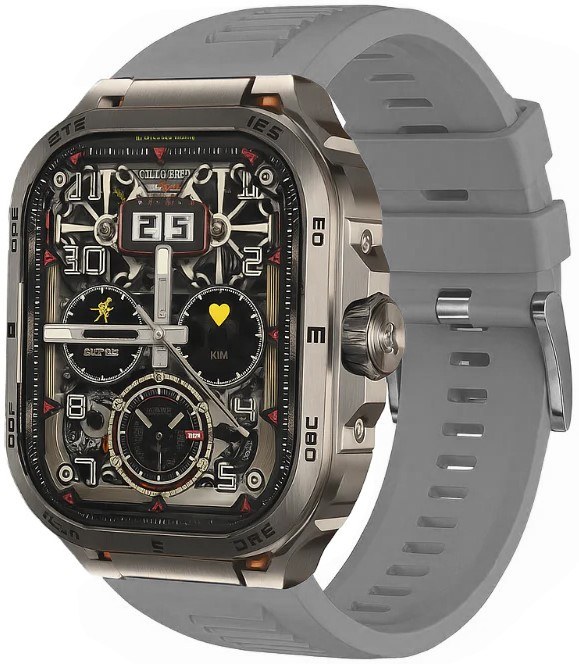 Nesty NP-104 Ultra Smart Sports Watch with Bluetooth Calling - Grey