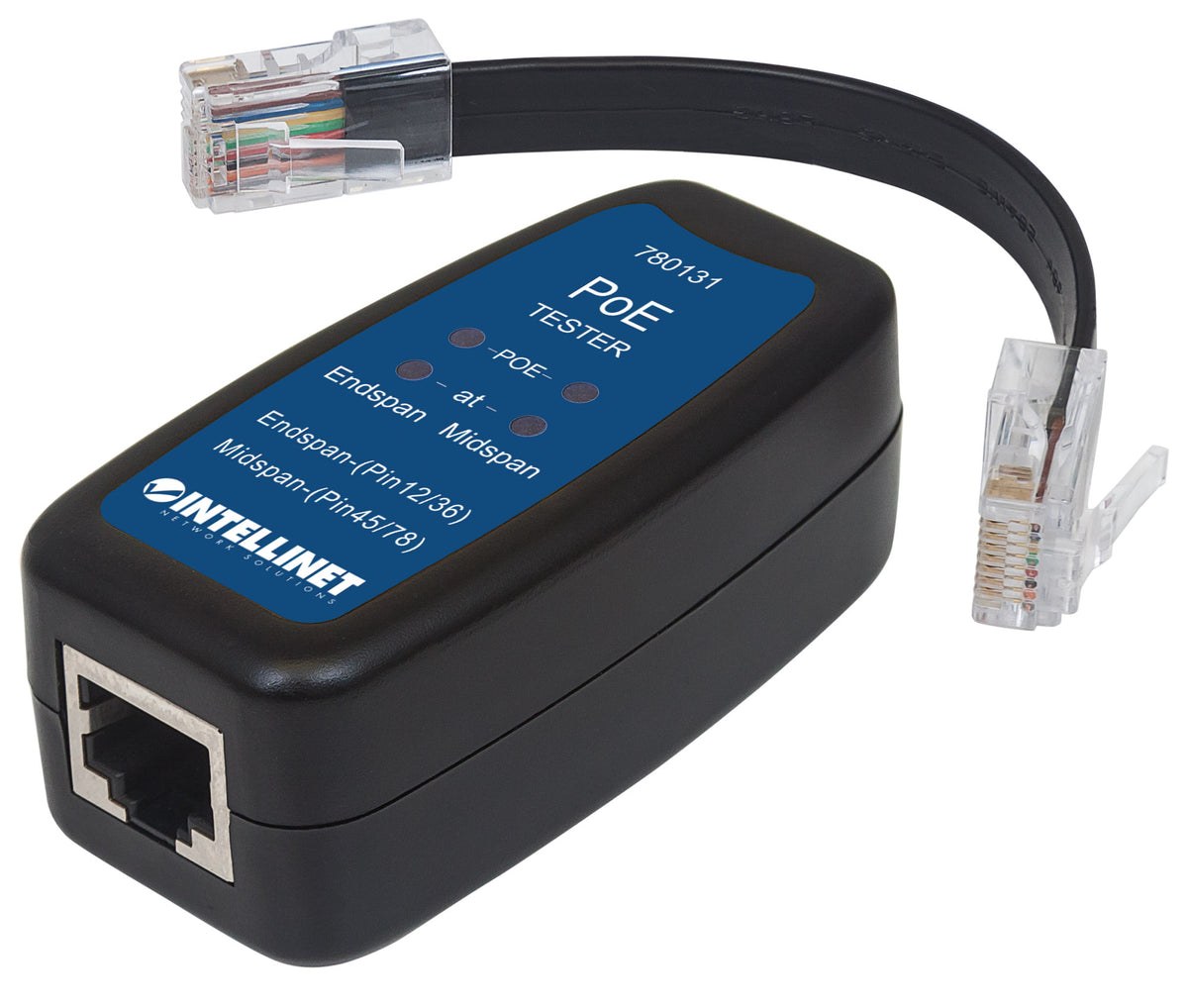 Intellinet PoE+ Tester (780131) - Power over Ethernet Detector