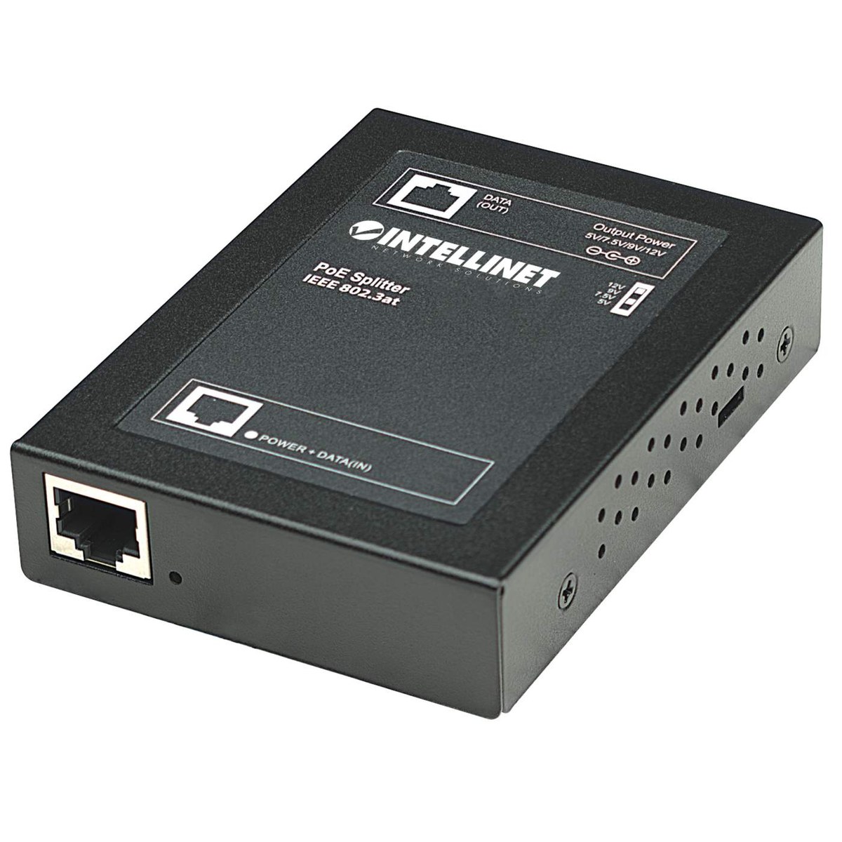 Intellinet Gigabit PoE+ Splitter (560443) - 5/7.5/9/12V Output