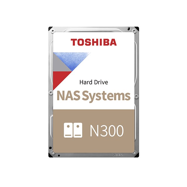 Toshiba N300 10TB 3.5" NAS Hard Drive (HDWG71AEZSTAU) - SATA 6Gb/s, 7200RPM, 512MB Cache