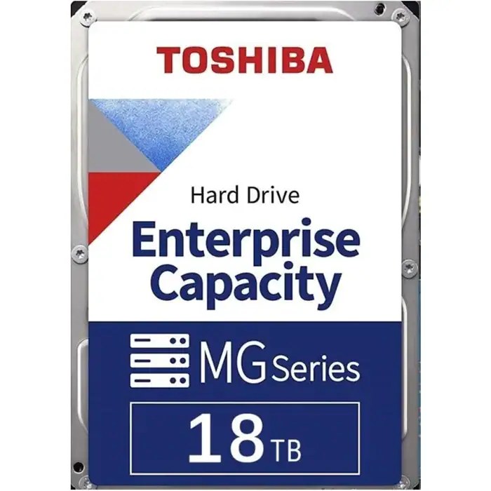 Toshiba MG09 18TB 3.5" Enterprise SATA Hard Drive (HDEPZ10GEA51F)