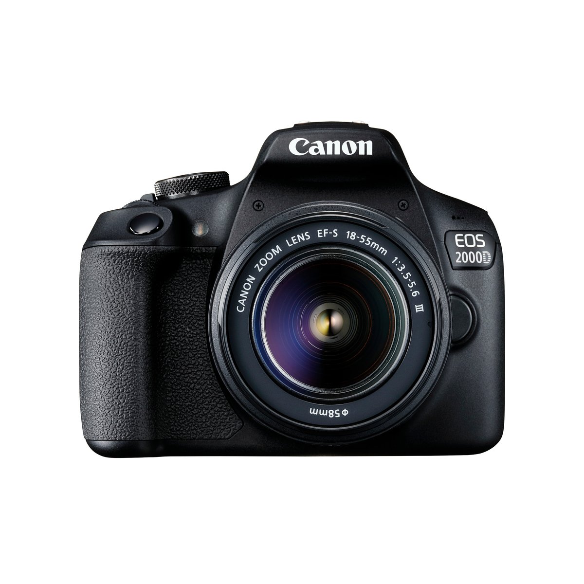 Canon EOS 2000D DSLR Starter Kit with EF-S 18-55mm f/3.5-5.6 III, SB130 Bag & 16GB SD Card (2728C066AA)