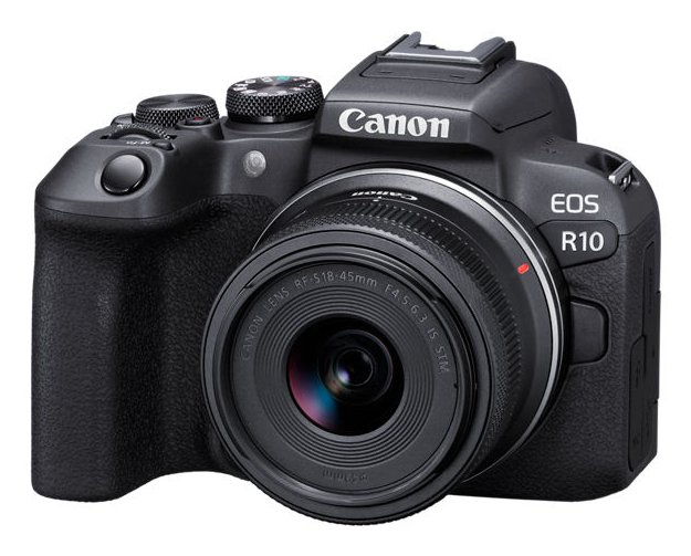 Canon EOS R10 Mirrorless Camera with RF-S 18-45mm F4.5-6.3 IS STM Lens (5331C093AA)