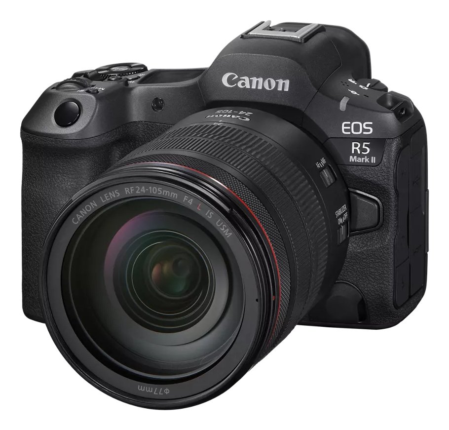 Canon EOS R5 Mark II Mirrorless Camera with RF 24-105mm F4L IS USM Lens Kit (6536C050AA)