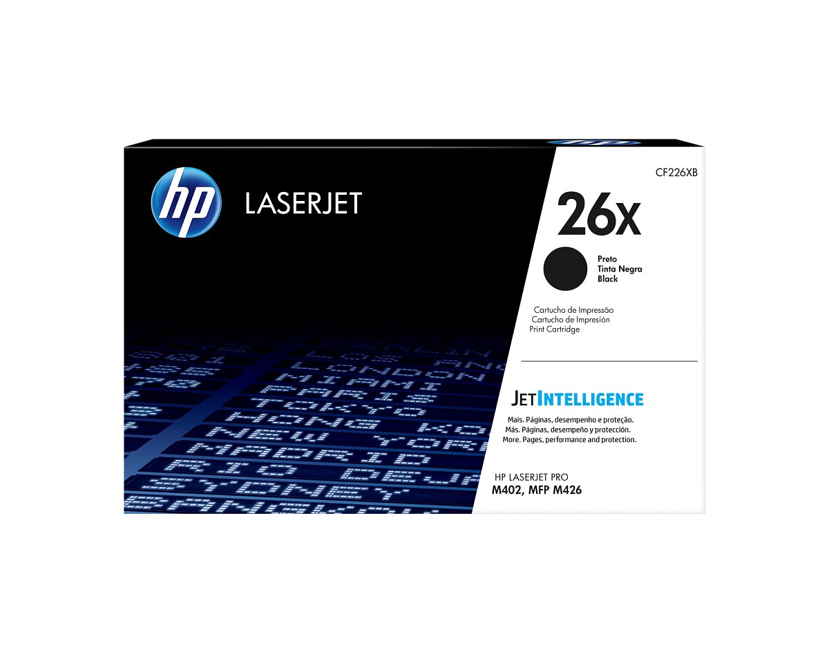 HP 26X High Yield Black Original LaserJet Toner Cartridge (CF226X)