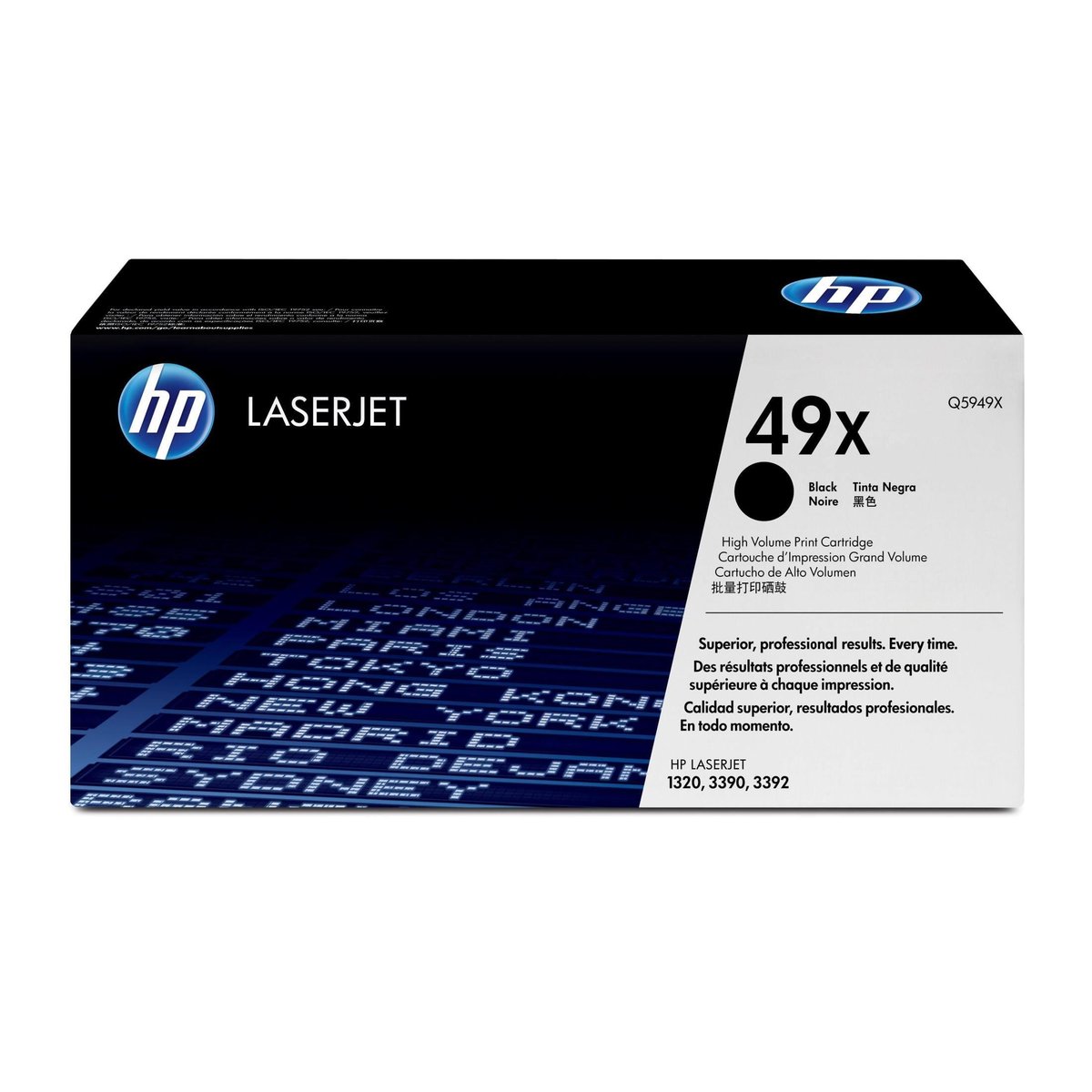 HP 49X High Yield Black LaserJet Toner Cartridge (Q5949X)