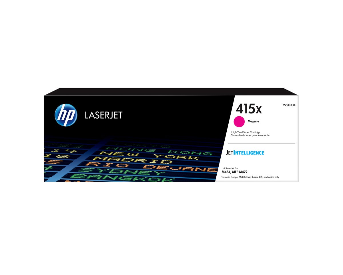 HP 415X High Yield Magenta LaserJet Toner Cartridge (W2033X)