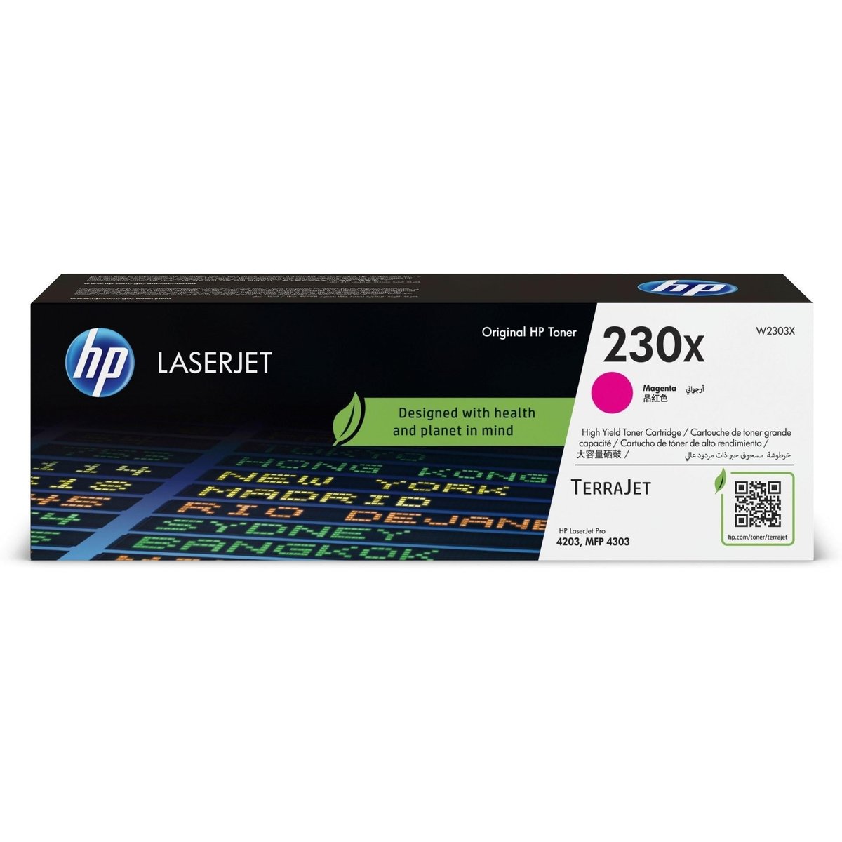 HP 230X High Yield Magenta LaserJet Toner Cartridge (W2303X)