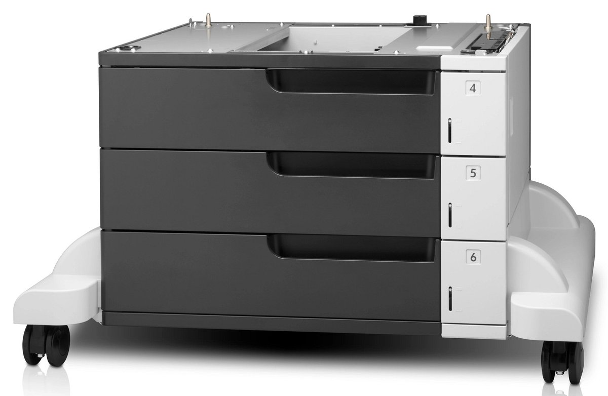 HP LaserJet 3x500-sheet Feeder and Stand (CF242A)