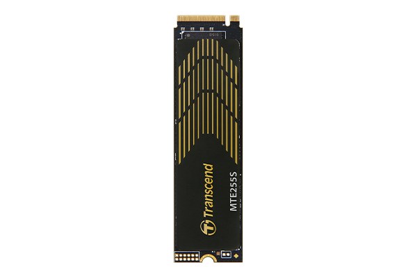 TRANSCEND 2TB MTE255S PCI-E GEN 4X4 M.2 NVMe 2280 SSD 3D NAND -7400 MB/s Read 6500 MB/s Write- Graphen Heat Spreader -1200TBW