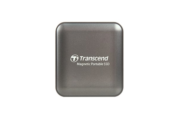 TRANSCEND 4 TB ESD420C USB3.2 TYPE C (USB 20Gbps) MAGNETIC PORTABLE SSD MagSafe Compatiable R/W up to 2000MB/s - Iron Grey